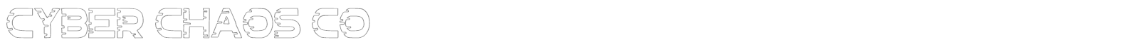 Cyber Chaos co font preview